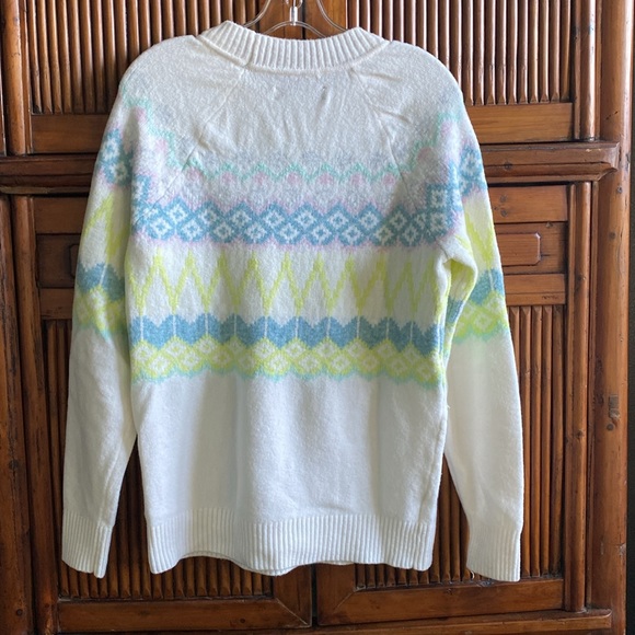 Loft Fair Isle Raglan Sweater - Picture 8 of 12